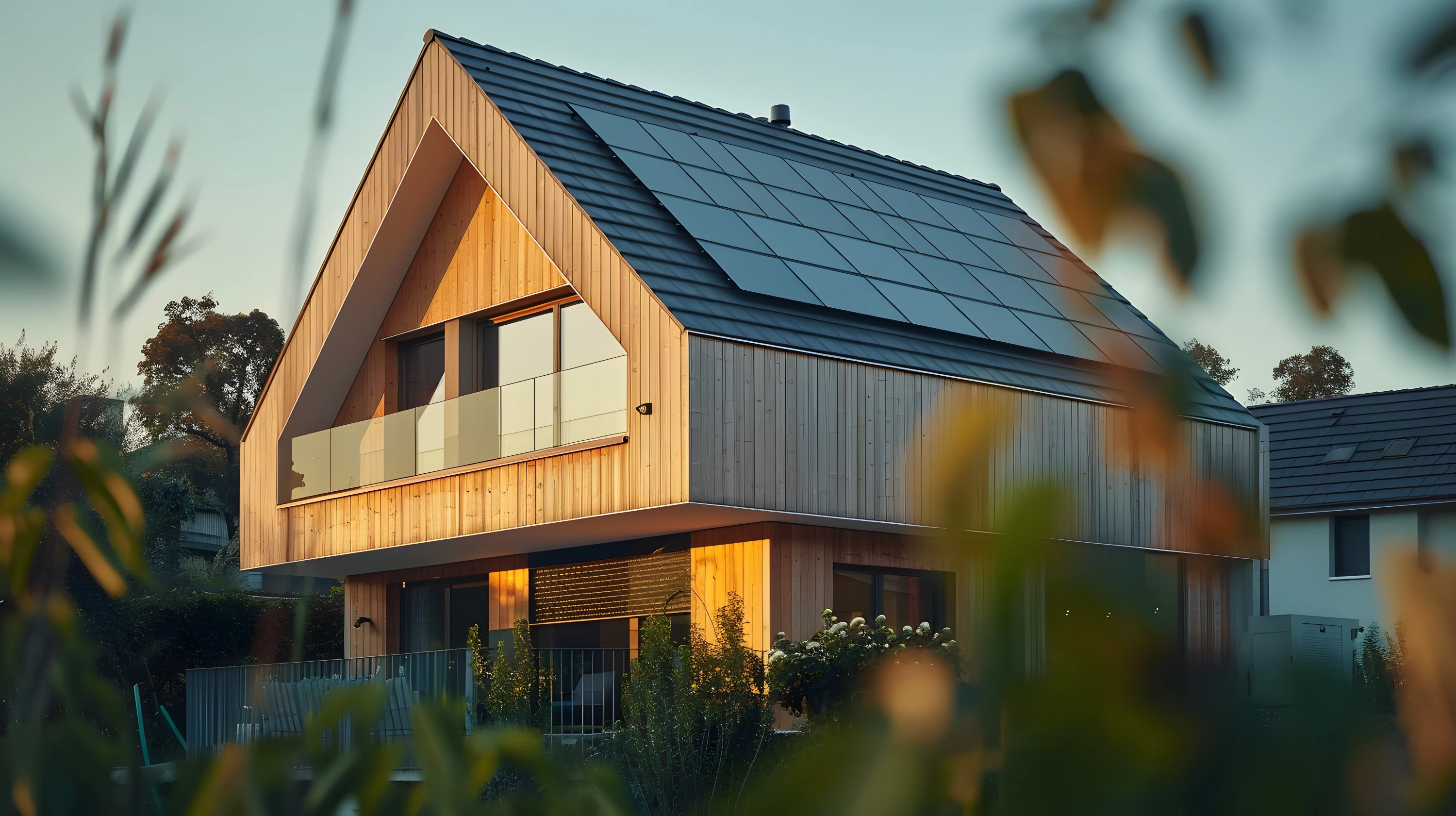 Symbolbild für ein modernes, energieeffizientes Gebäude